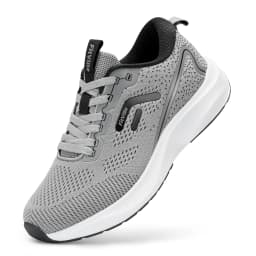 FitVille Men's Wide Sport Running Sneakers, Breathable Lightweight Athletic Training Footwear Suitable for Swollen Feet