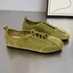 AIYUQI 2026 New Women's Mary Jane Shoes Round Toe Casual Ballet Flats Women Retro Style Lace up German Style Shoes female