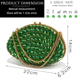 2026 New Arrival Italian-Inspired Green Rhinestone Pointed Toe Women’s High Heels with Matching Handbag Set Elegant Wedding