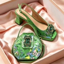 Italy Shoes and Bags Set for Woman African Women Shoes and Bags Italy Rhinestone Wedding Shoes Bags Women Pumps Luxury Party
