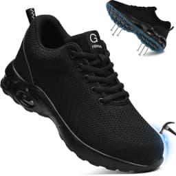 Durable Men's Safety Shoes Fashion Men's Work Boots Anti Smash Piercing Resistant Factory Outdoor Comfort Footwear For Men
