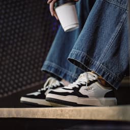 Maden New Casual Low-Top Black and White Spliced Sneakers Men's Versatile Sports Shoes for Autumn Lace-up Skateboarding Shoes