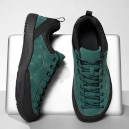 Unisex Barefoot Wide Toe Running Shoes Minimalist Artificial Leather Walking Sneakers Lace Up Lightweight Breathable Shoes
