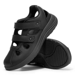 FitVille Women's Summer Sandals Wide Orthopedic Sandal Comfort Walking Shoes with Arch Support Slippers Diabetic Swollen Feet