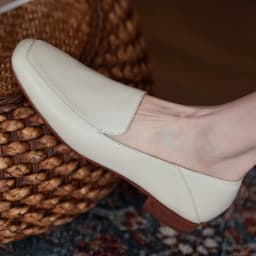 Women's genuine leather square toe slip-on flats loafers leisue soft comfortable moccasins casual espadrilles shoes for women