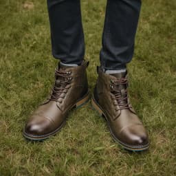 Leather Boots 2026 Retro Brand Comfortable Fashion Casual  Boots Leather #KD615