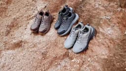 Fittington Men's Wide Hiking Shoes For Men Outdoor Walking Trekking Trails Shoes Non-slip Sports Sneakers With Arch Support