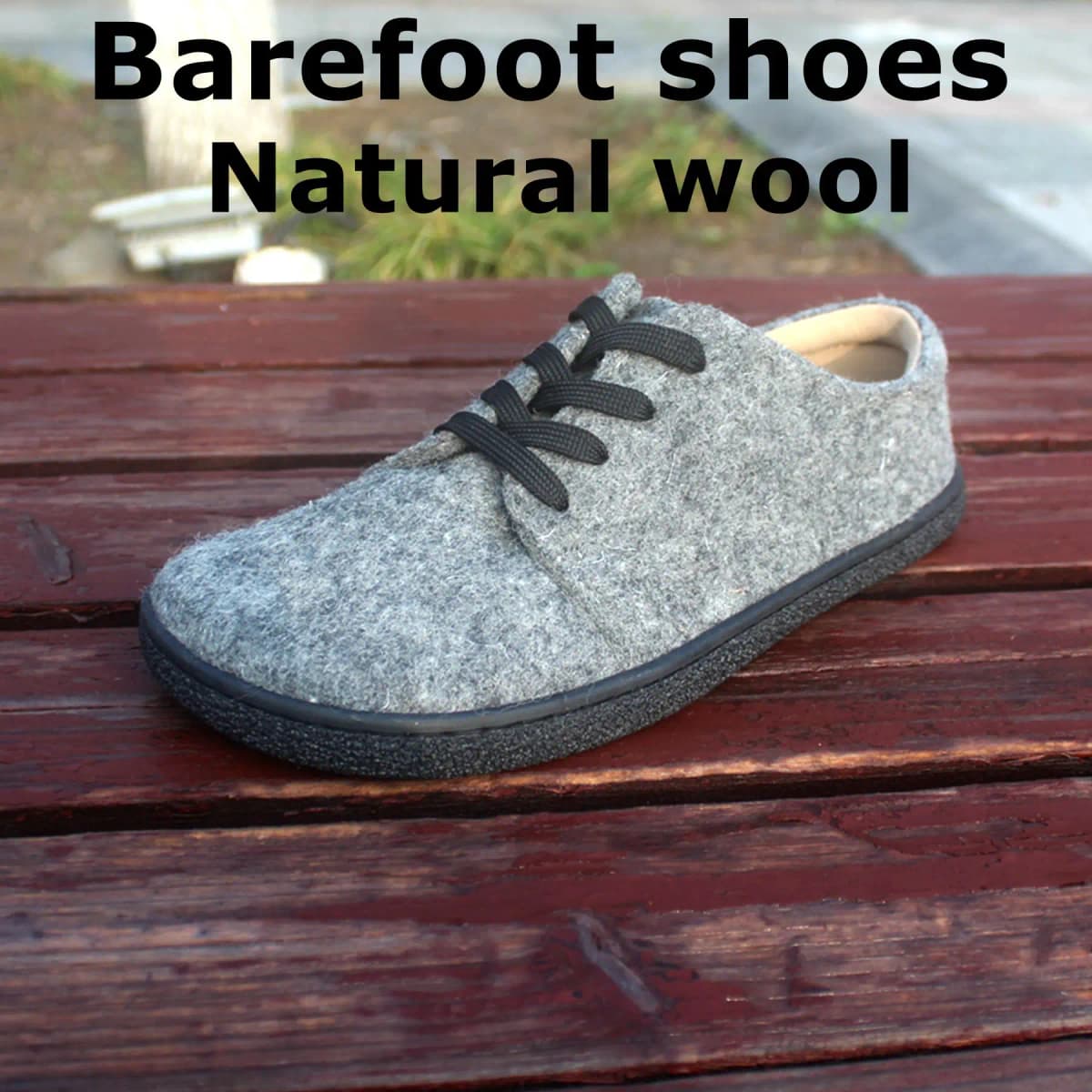 TONGLEPAO Spring Women's Wool felt Barefoot Sports Shoes Flat, Soft, Thin Sole, Scattered Wide Toe