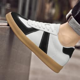Men's Invisible Height Increasing Shoes 6/8cm German Training Shoes Breathable Genuine Leather Retro Casual Sports Shoes
