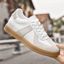 Men's Invisible Height Increasing Shoes 6/8cm German Training Shoes Breathable Genuine Leather Retro Casual Sports Shoes