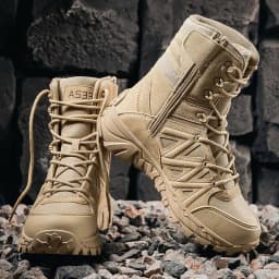 Men's Boots Thick High Quality Sports Shoes Outdoor Ankle Boots Non-slip Hiking Boots Wear-resistant Jungle Trekking Size 39-47