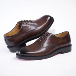 Fashion brand smooth Oxford shoes business formal leather shoes men's 2025 winter high heels wedding pointed office shoes