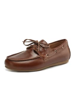 NEW 2025 Trend Women Flat Shoes Genuine Leather Spring Autumn Lady Casual Lace Up Shoes Oversizes Size Apricot Brown Women Flats