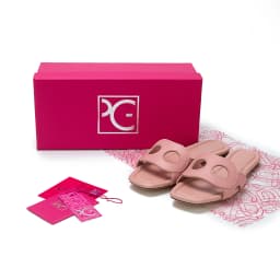 PG PATSY GARIS Niche Brand Women's Slippers Fashion Design Multifunctional Outdoor Style Women's Flat Slippers Solid Color
