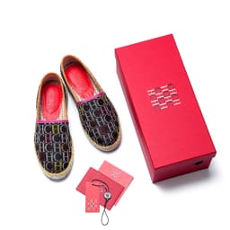 CH women's high-quality casual fisherman shoes flats, high-end outdoor classic letter design printed women's shoes