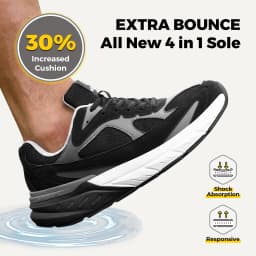 FitVille Wide Walking Shoes For Men Arch Support Wide Width Lightweight Non‑Slip Comfort Cushion Sneakers For Swollen Feet Neuropathy Plantar Fasciitis