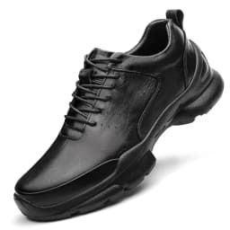 Men's Height Increase Shoes Calfskin for All-Day Wear Business Casual Elevator Shoes Height Increasing 6cm Hidden Heel Shoes