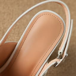 【JOCHEBED HU】Handmade Genuine Leather Summer One-button Thick Open Toe Sexy Professional High Heels Temperament Female Sandals