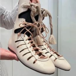 New Niche Vintage Brown Ankle Boots for Women Hollow Out Cross Strap Roman Sandals Hidden Insole Height Enhancing Summer Boots