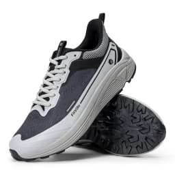 FitVille Wide Sports Shoes Wear Resistant Hiking Trail Running Shoes for Men Cushioning Men Sneakers with Arch Support Anti-Slip