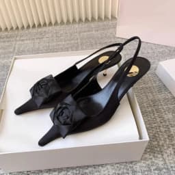 Women Summer Slip-on Pointed Toe Pumps Wrapped in Silky Satin Slim High Stiletto Heels with Soft Leather Upper Elegant Outdoor