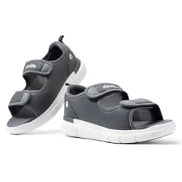 FitVille Men's Adjustable Wide Width Diabetic Sandals, Orthopedic Comfort Sandals with Arch Support for Swollen Feet & Foot Neuropathy