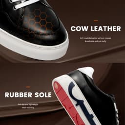 CHCH Men's Flat Shoes 2025 Spring New Anti Fur Retro Casual Shoes with Strap
