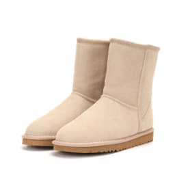 high quality Comfortable anti slip midsole leather wear-resistant women's shoes winter snow boots