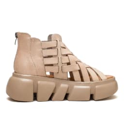 DRKANOL 2026 Women Gladiator Sandals Summer Cool Boots Luxury Gesign Genuine Leather Woven Wedges Platform Casual Roman Sandals