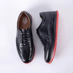 Quality Black Men's Tennis Sneaker Genuine Cow Leather Casual Shoes Natural Leather Outdoor Footwear For Men Zapatos De Hombre
