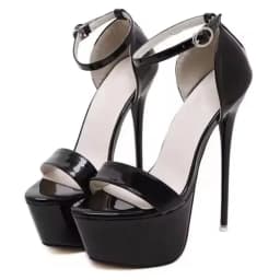 Aneikeh Big Shoe Size 41 42 43 44 45 46 High Heels Sandals Summer Sexy Open Toe Party Dress 16CM Platform Gladiator Women Pumps