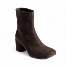 QUTAA New Fashion Winter Cow Suede Women Ankle Boots High Heels Autumn Genuine Leather Square Toe Shoes Zipper Short Boots 34-43