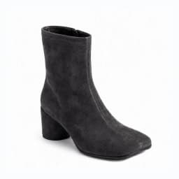 QUTAA New Fashion Winter Cow Suede Women Ankle Boots High Heels Autumn Genuine Leather Square Toe Shoes Zipper Short Boots 34-43