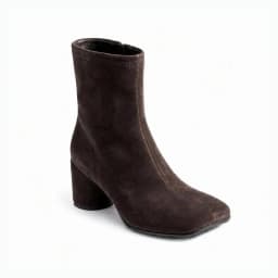 QUTAA New Fashion Winter Cow Suede Women Ankle Boots High Heels Autumn Genuine Leather Square Toe Shoes Zipper Short Boots 34-43