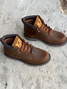 Men's Genuine Leather Boots Classic Outdoor Boots Casual Shoes Ankle Motorcycle Boots Antislip Comfy Shoes Western Style