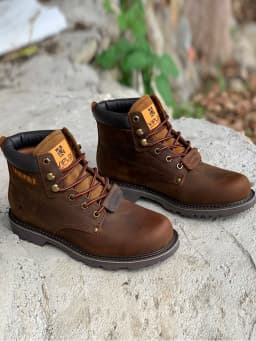 Men's Genuine Leather Boots Classic Outdoor Boots Casual Shoes Ankle Motorcycle Boots Antislip Comfy Shoes Western Style