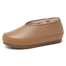 Women's 2026 New Model Genuine Leather Single Shoes, Retro and Warm, Bean-shaped Shoes, Flat Bottom, Mom's Shoes Luxury Shoes