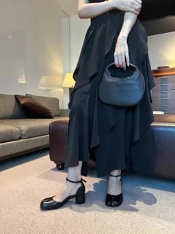 2026 Autumn Women Tabi Ninja Heels Ankle Strap Elegant Mary Janes Pumps Split Toe Square Heel Sandals Banquet Party Zapatos