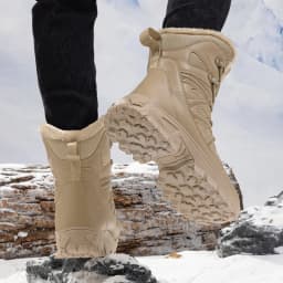 Men Winter Men Snow Boots Super Warm Men Hiking Boots High Quality Waterproof Leather Men's Boots Outdoor Motorcycle Boots
