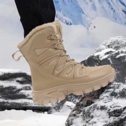 Men Winter Men Snow Boots Super Warm Men Hiking Boots High Quality Waterproof Leather Men's Boots Outdoor Motorcycle Boots