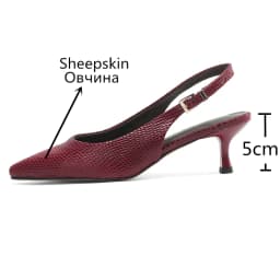MORAZOR Size 34-43 New Sheepskin Genuine Leather Shoes Women Sandals Pointed Toe High Heels Slingbacks Pumps Party Wedding Shoe