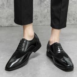Trend Formal Brogues Social Office Shoes For Men Classic Casual Business Shoes Men High Quality Wedding Dress Shoes For Men