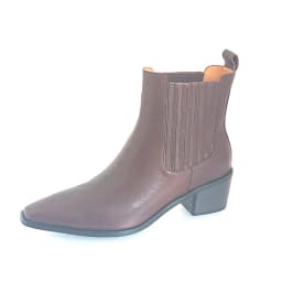 SmallHut 2026 New Trend Women Autumn Winter Genuine Leather Ankle Boots Black Brown High Chunky Heeled Pointed Toe Chelsea Boots