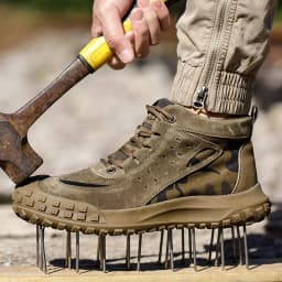 Camouflage Indestructible Shoes Puncture-Proof Safety Shoes Men Anti Scald Welding Boots Steel Toe Shoes Non-slip Work Boots