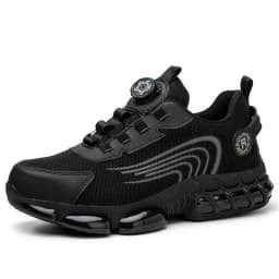Comfortable Men's Safety Shoes Durable Men's Work Shoes Anti Smash Puncture Proof Factory Grade Outdoor Construction Footwear
