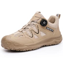 Breathable Men's Safety Shoes Work Sneakers Male Steel Toe Shoes Anti-Smash Anti Puncture Security Indestructible Shoes Non-slip