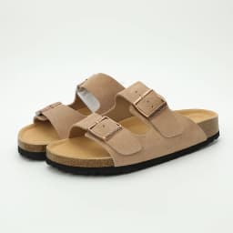 2026 New Fashion Versatile Slippers Double Breasted Men Women Sandals All Leather Cork Sole Sandals Fashion Versatile Slippers
