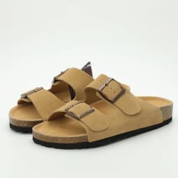 2026 New Fashion Versatile Slippers Double Breasted Men Women Sandals All Leather Cork Sole Sandals Fashion Versatile Slippers