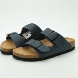 2026 New Fashion Versatile Slippers Double Breasted Men Women Sandals All Leather Cork Sole Sandals Fashion Versatile Slippers