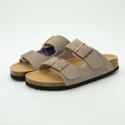 2026 New Fashion Versatile Slippers Double Breasted Men Women Sandals All Leather Cork Sole Sandals Fashion Versatile Slippers